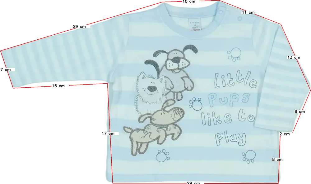 Fehér Next Hosszú ujjú felső EU 74 / UK 6-9 hónap / US 6-9 hónap