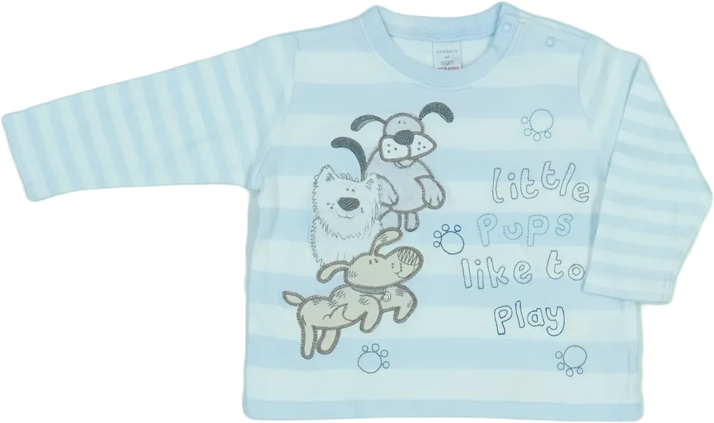 Fehér Next Hosszú ujjú felső EU 74 / UK 6-9 hónap / US 6-9 hónap