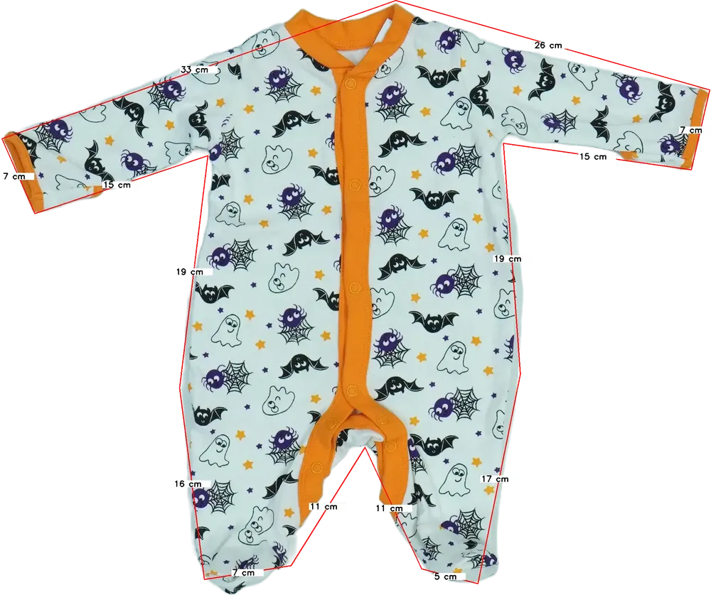 Fehér Matalan Hosszú ujjú rugdalózó EU 50 / UK Újszülött / US Újszülött