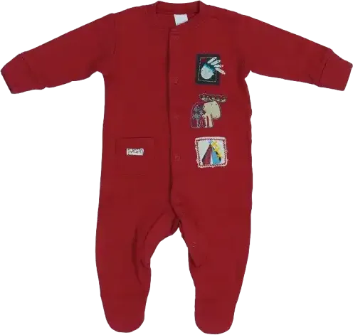 Piros Next Hosszú ujjú rugdalózó EU 68 / UK 3-6 hónap / US 3-6 hónap