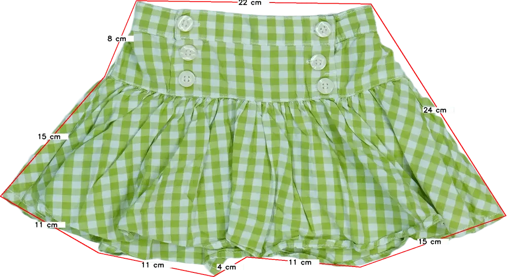 Zöld Next Szoknya EU 92 / UK 2 év / US 2T