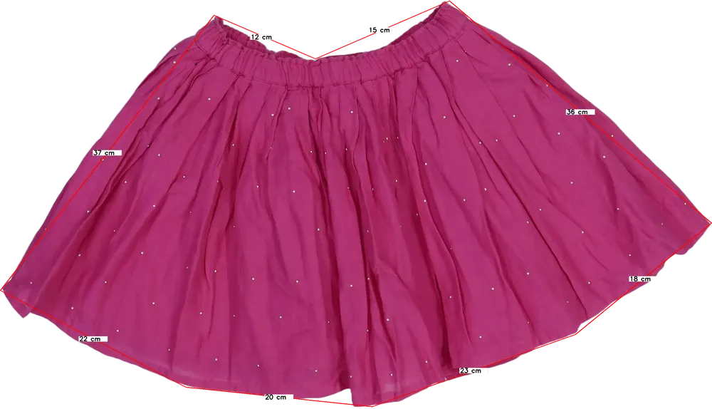 Rózsaszín M&amp;S/Marks&amp;Spencer Szoknya EU 134 / UK 9 év / US 9 év/L