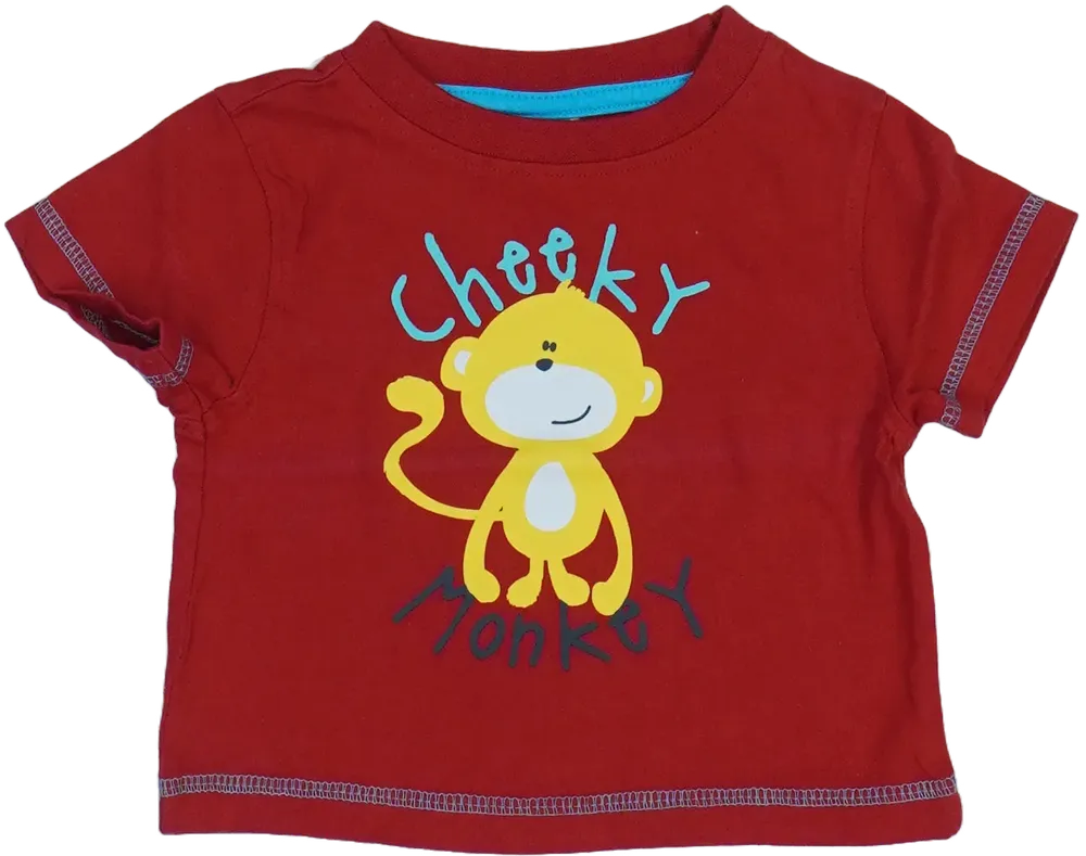 Piros Baby Póló EU 74 / UK 6-9 hónap / US 6-9 hónap