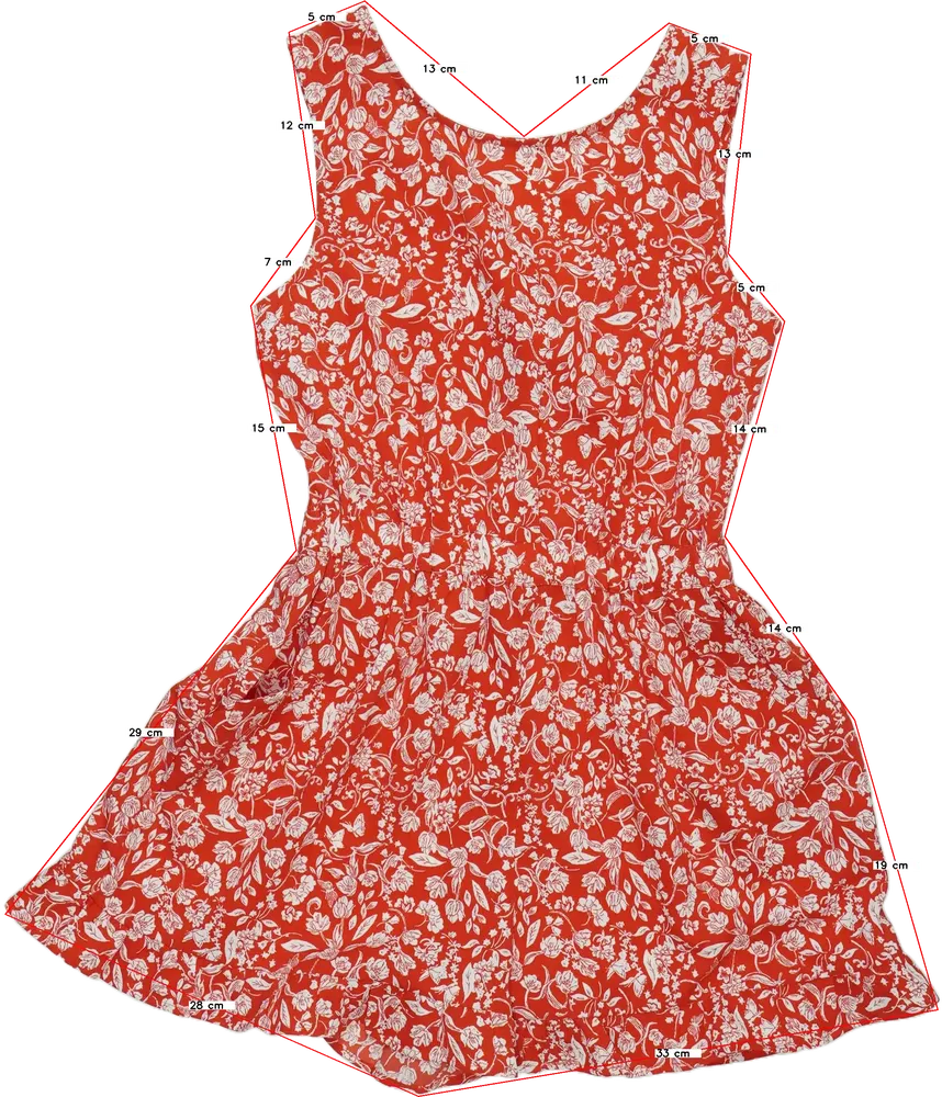 Piros Next Playsuit / Jumpsuit EU 128 / UK 8 év / US 8 év/M