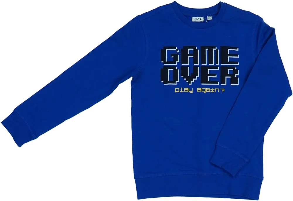 Kék OVS Hosszú ujjú felső EU 134 / UK 9 év / US 9 év/L