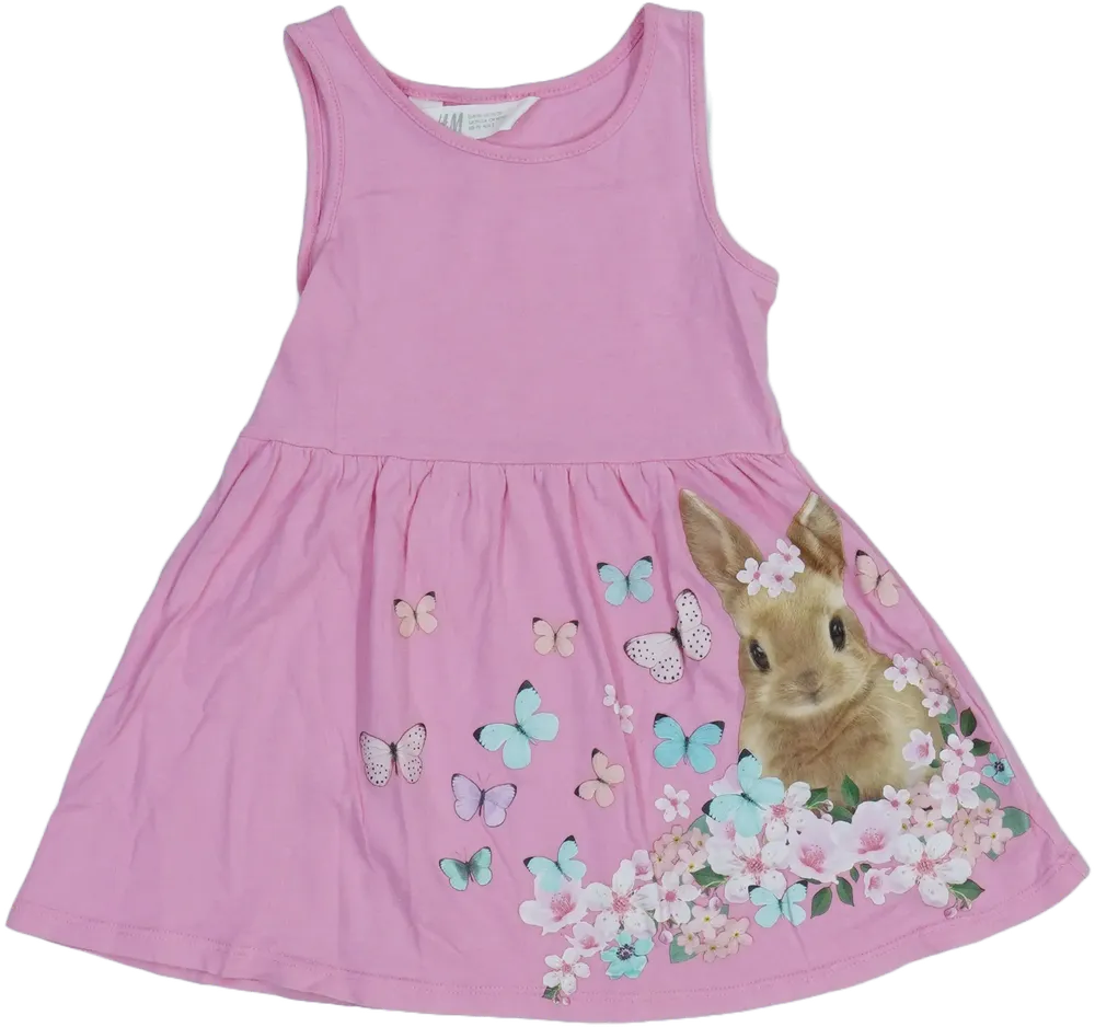 Rózsaszín H&amp;M Ruha EU 92 / UK 2 év / US 2T