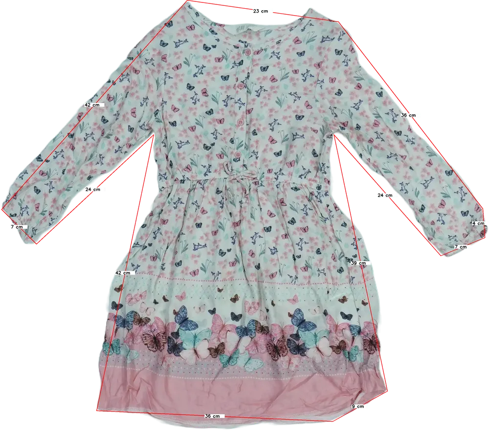 Fehér H&amp;M Ruha EU 116 / UK 6 év / US 6 év/S