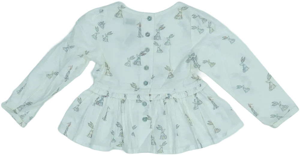 Fehér Next Tunika EU 98 / UK 3 év / US 3T