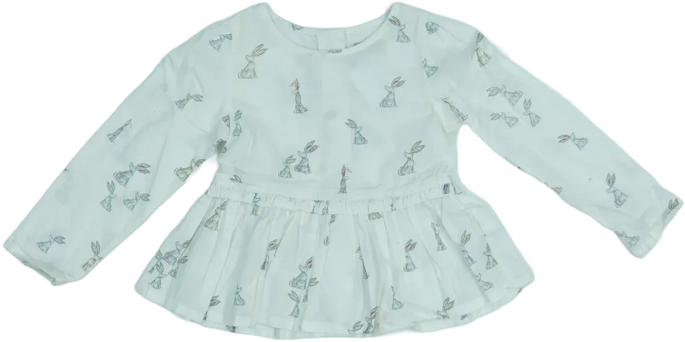 Fehér Next Tunika EU 98 / UK 3 év / US 3T