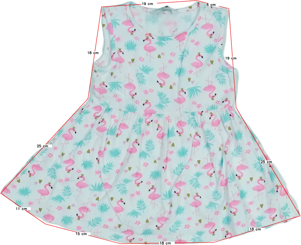 Fehér Primark Ruha EU 104 / UK 4 év / US 4T/XS