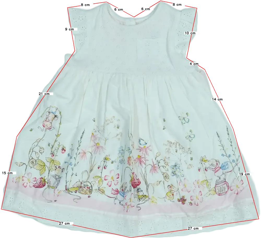 Fehér Next Ruha EU 80 / UK 9-12 hónap / US 12 hónap