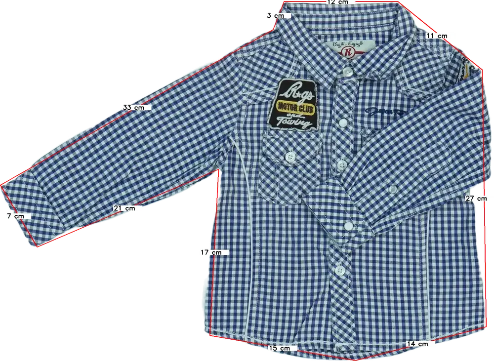 Kék Japan Rags Ing EU 80 / UK 9-12 hónap / US 12 hónap