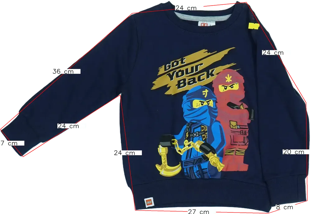 Kék Lego Kötött pulcsi EU 98 / UK 3 év / US 3T