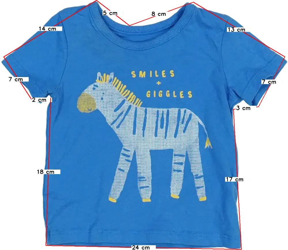 Kék George Póló EU 68 / UK 3-6 hónap / US 3-6 hónap