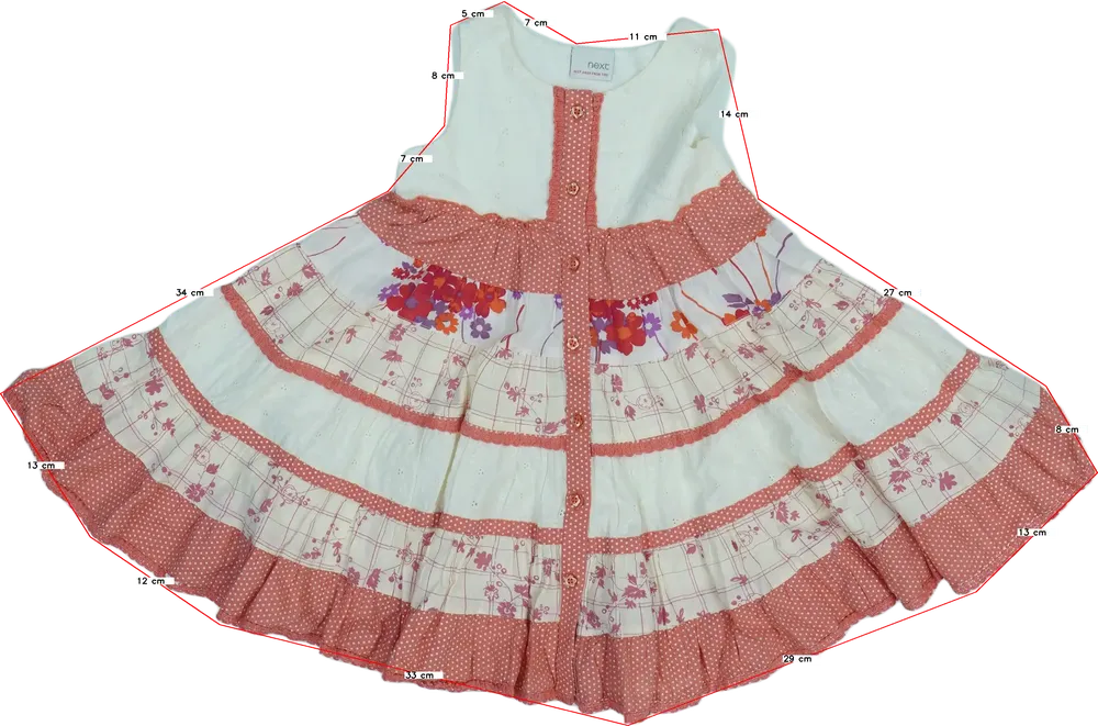 Fehér Next Ruha EU 92 / UK 2 év / US 2T