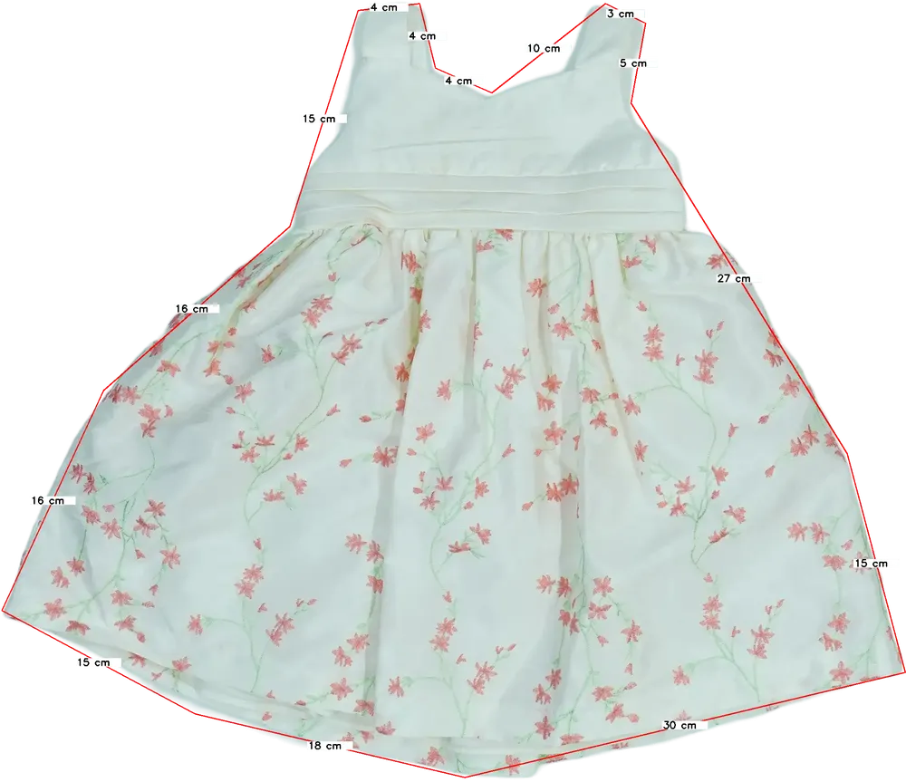 Fehér Cherokee Ruha EU 86 / UK 12-18 hónap / US 18 hónap