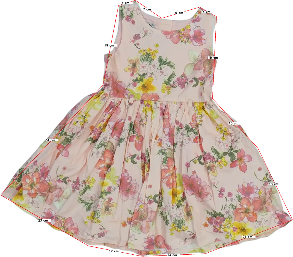 Rózsaszín Next Ruha EU 98 / UK 3 év / US 3T