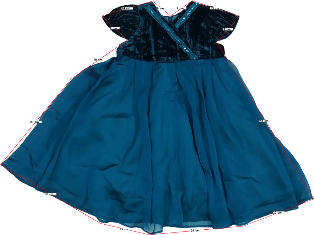 Kék Dunnes Ruha EU 92 / UK 2 év / US 2T