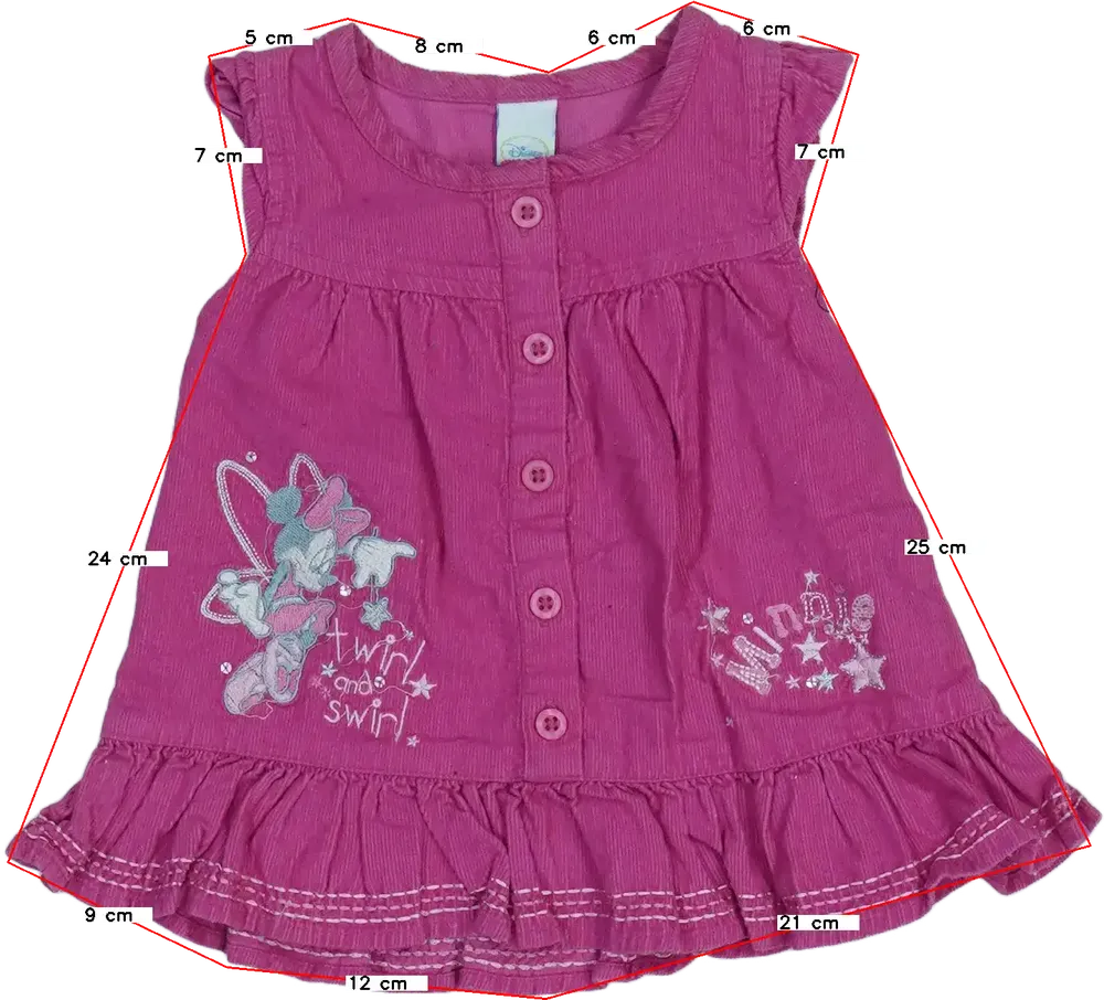 Többszínű Disney Ruha EU 62 / UK 0-3 hónap / US 0-3 hónap