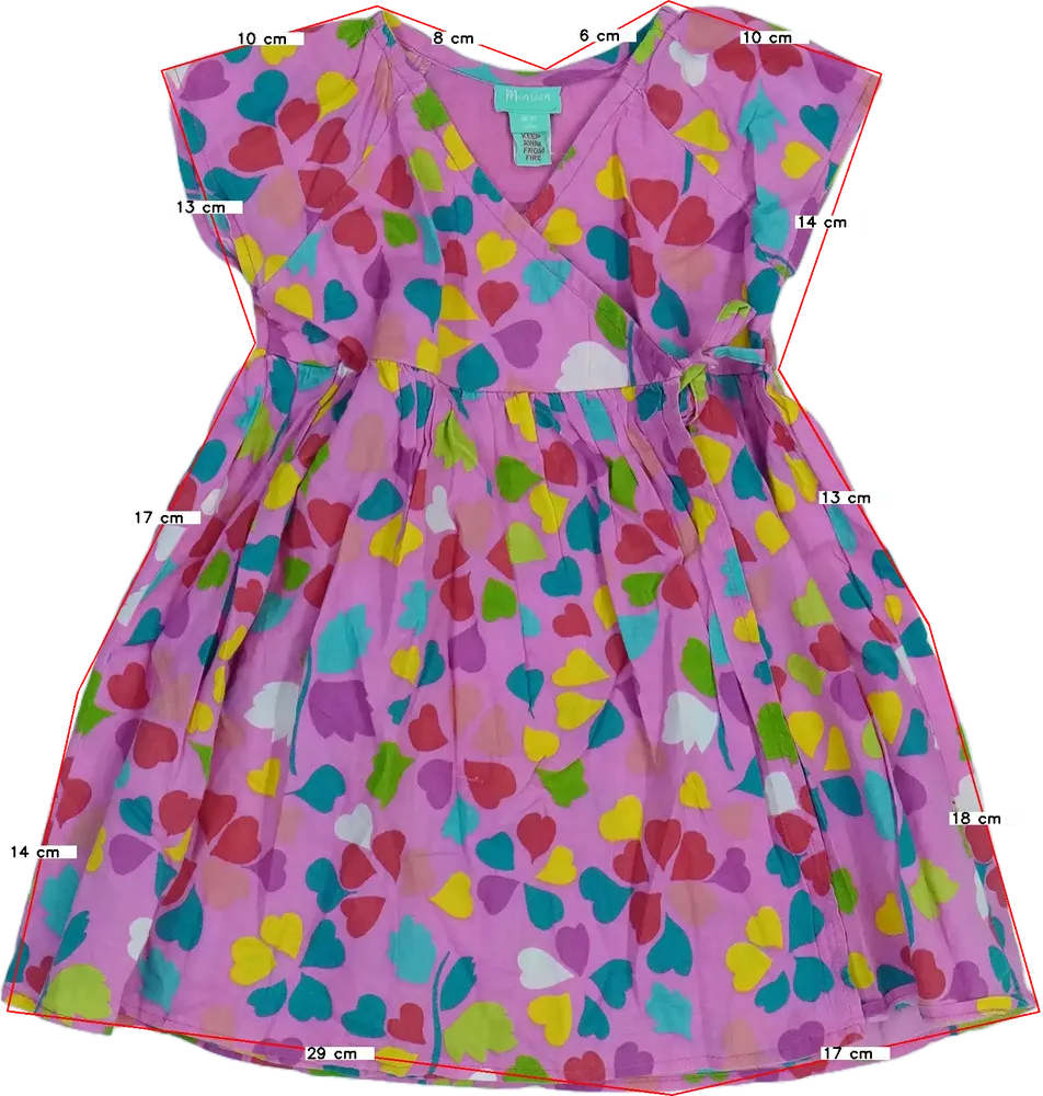 Rózsaszín Monsoon Ruha EU 86 / UK 12-18 hónap / US 18 hónap