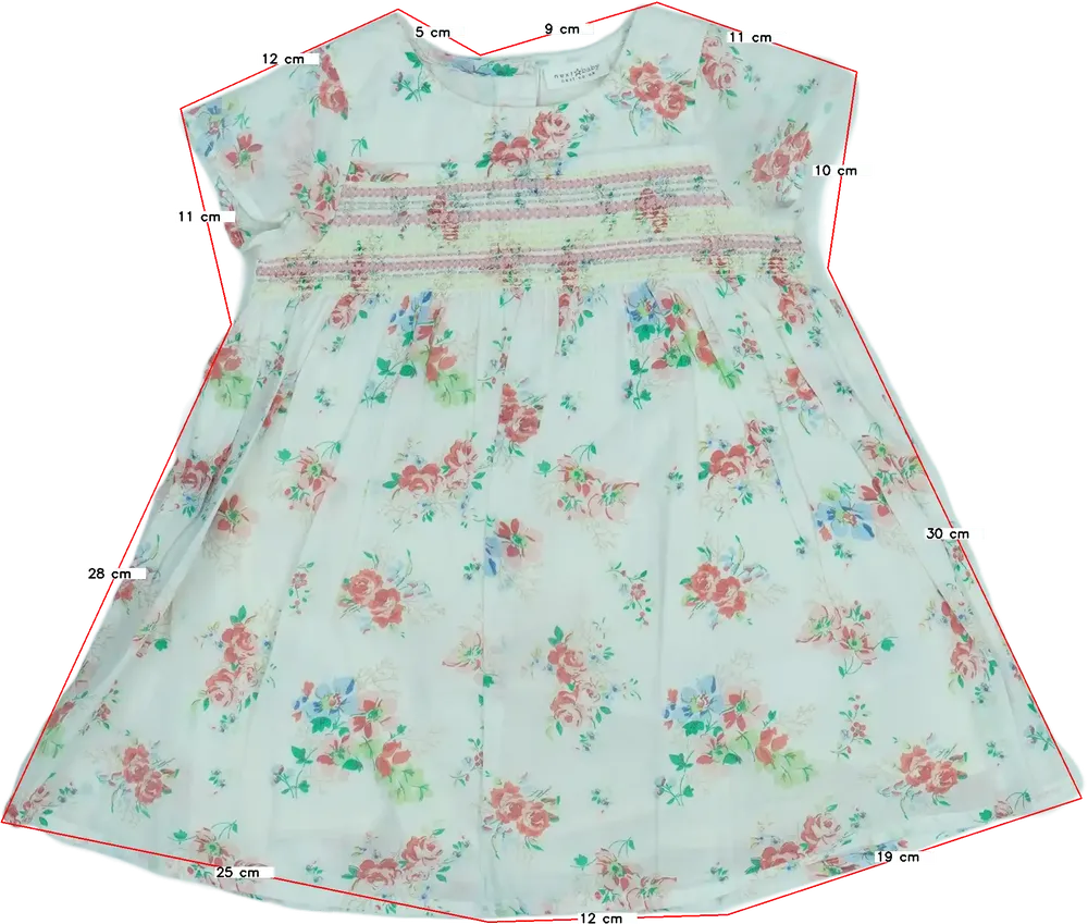 Fehér Next Ruha EU 86 / UK 12-18 hónap / US 18 hónap