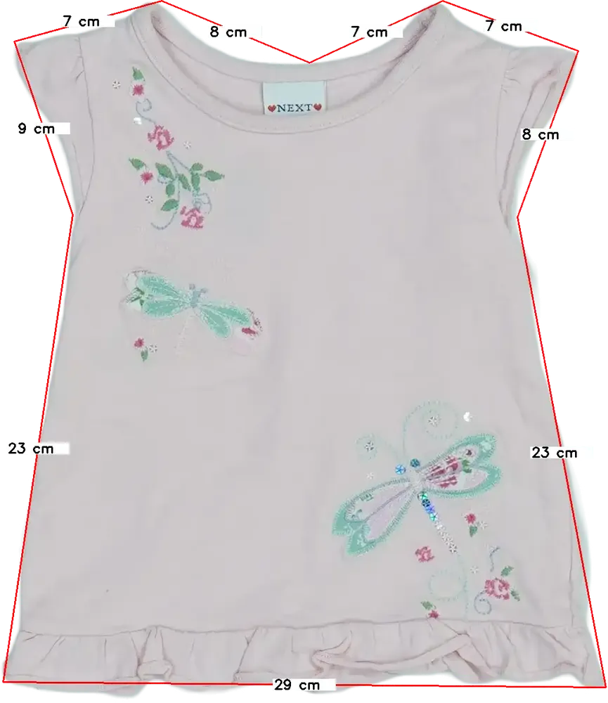 Rózsaszín Next Ruha EU 68 / UK 3-6 hónap / US 3-6 hónap