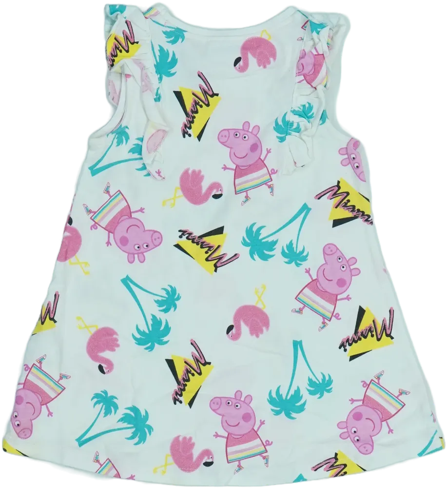 Fehér Peppa Pig Ruha EU 92 / UK 2 év / US 2T