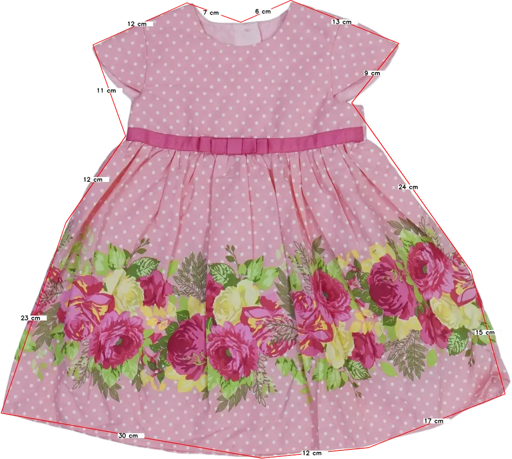 Rózsaszín George Ruha EU 86 / UK 12-18 hónap / US 18 hónap