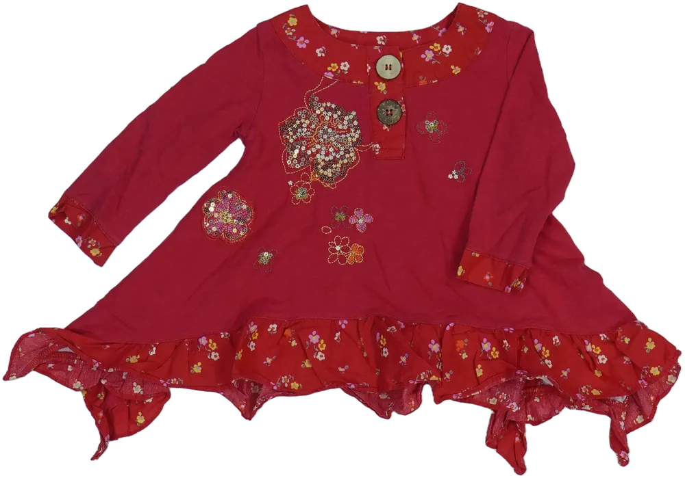 Piros Next Tunika EU 80 / UK 9-12 hónap / US 12 hónap