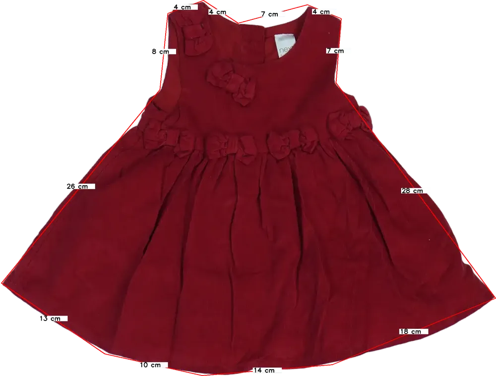 Piros Next Ruha EU 62 / UK 0-3 hónap / US 0-3 hónap