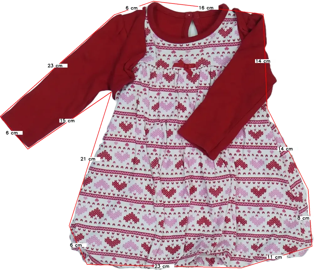 Piros George Ruha EU 74 / UK 6-9 hónap / US 6-9 hónap