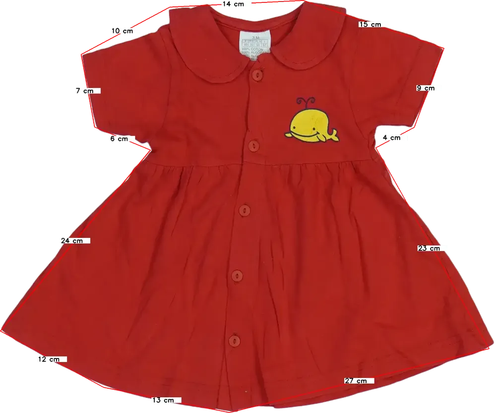 Piros Egyéb Ruha EU 62 / UK 0-3 hónap / US 0-3 hónap