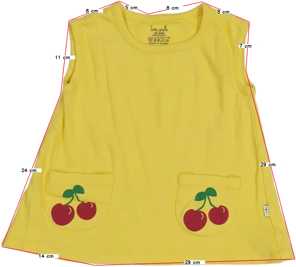 Sárga Egyéb Ruha EU 92 / UK 2 év / US 2T