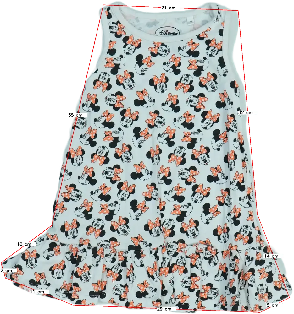 Fehér Disney Ruha EU 92 / UK 2 év / US 2T