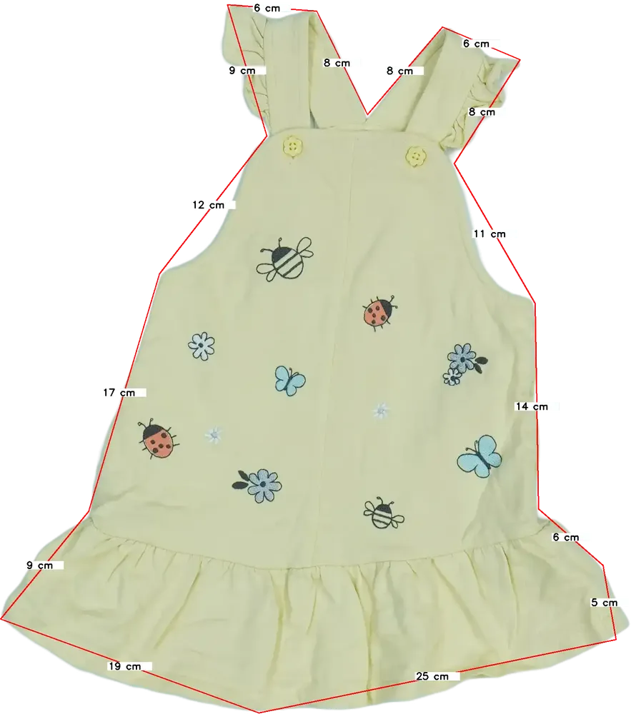 Sárga Nutmeg Ruha EU 80 / UK 9-12 hónap / US 12 hónap