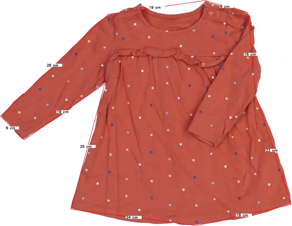 Piros TU Ruha EU 80 / UK 9-12 hónap / US 12 hónap