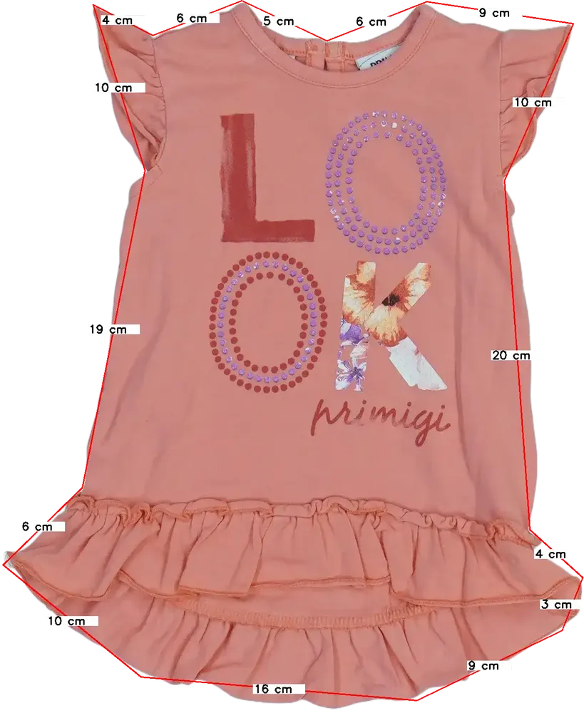 Rózsaszín Primigi Ruha EU 80 / UK 9-12 hónap / US 12 hónap