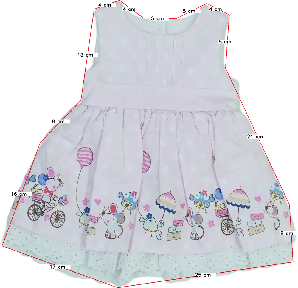 Rózsaszín Early Days Ruha EU 62 / UK 0-3 hónap / US 0-3 hónap