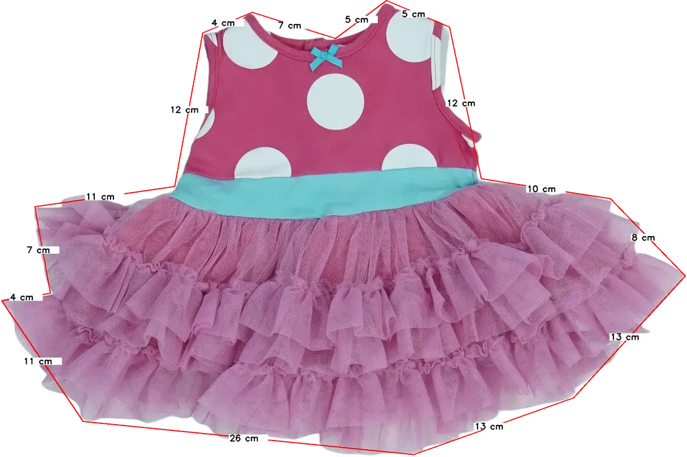 Rózsaszín Ladybird Ruha EU 68 / UK 3-6 hónap / US 3-6 hónap