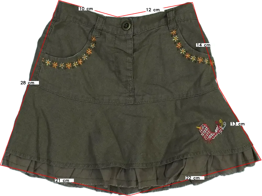 Barna Next Szoknya EU 98 / UK 3 év / US 3T