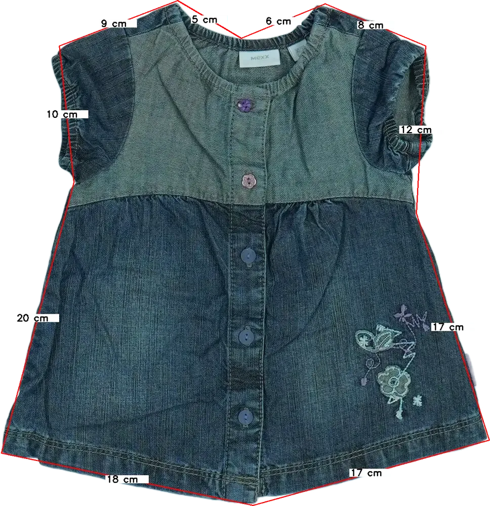 Kék Mexx Ruha EU 56 / UK Újszülött / US Újszülött