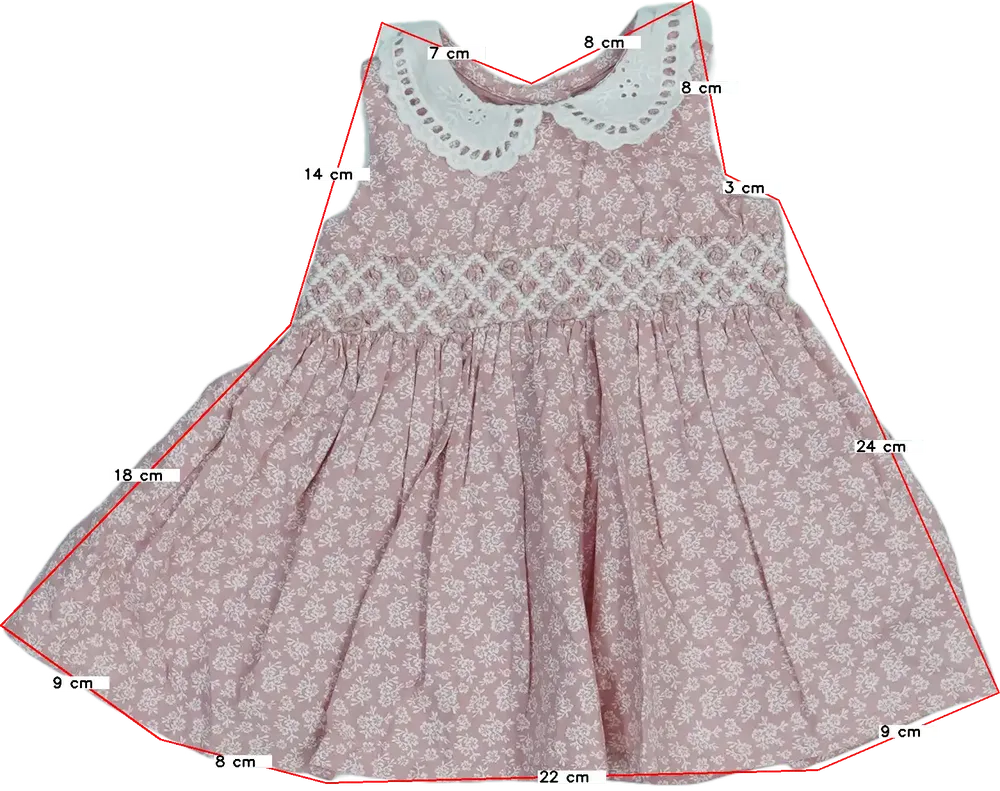 Rózsaszín Matalan Ruha EU 50 / UK Újszülött / US Újszülött