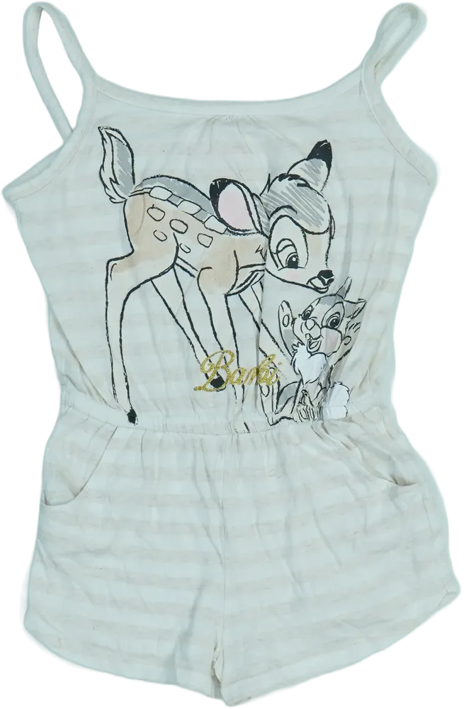 Fehér Disney Playsuit / Jumpsuit EU 134 / UK 9 év / US 9 év/L