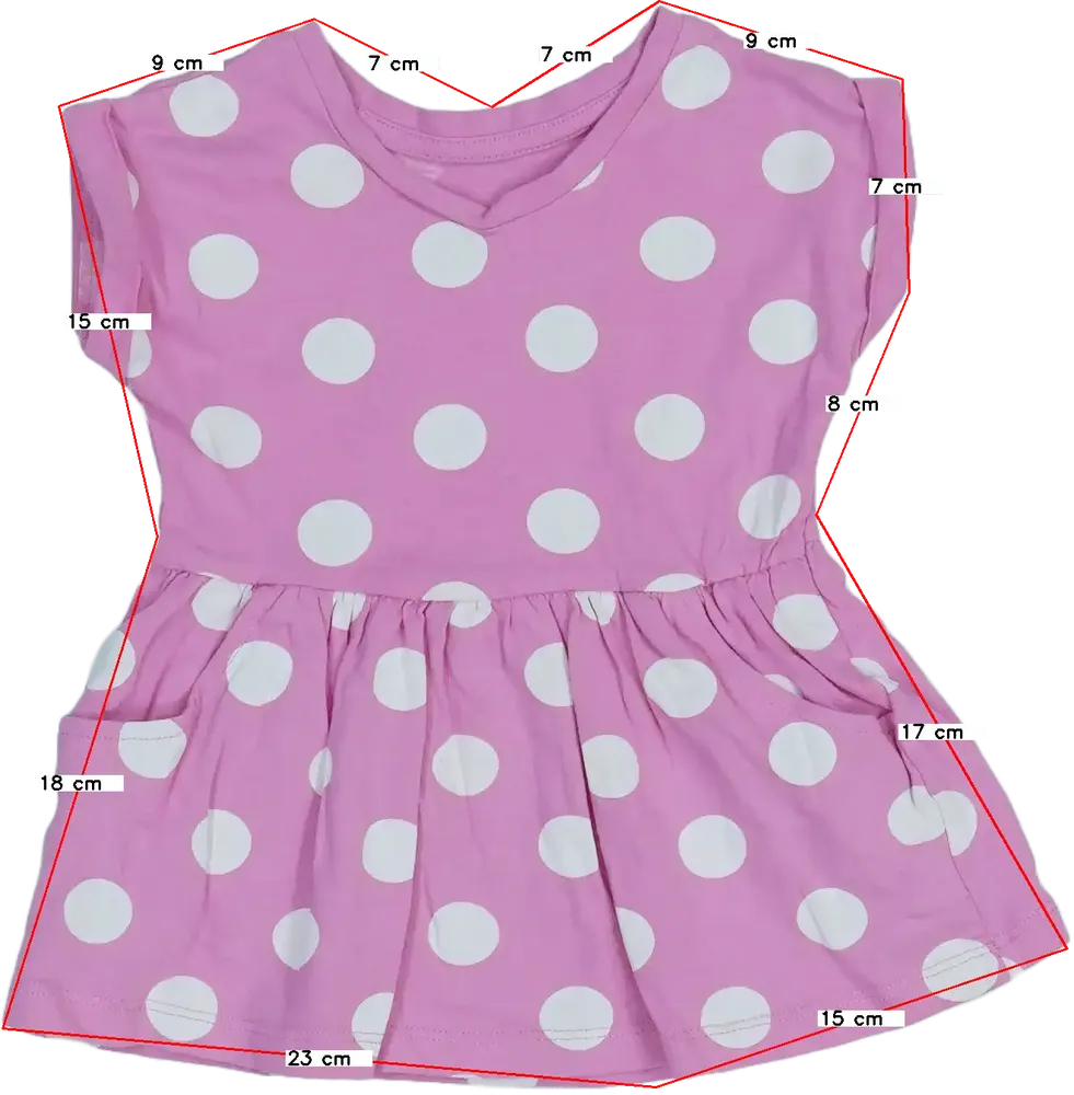 Rózsaszín Matalan Ruha EU 68 / UK 3-6 hónap / US 3-6 hónap