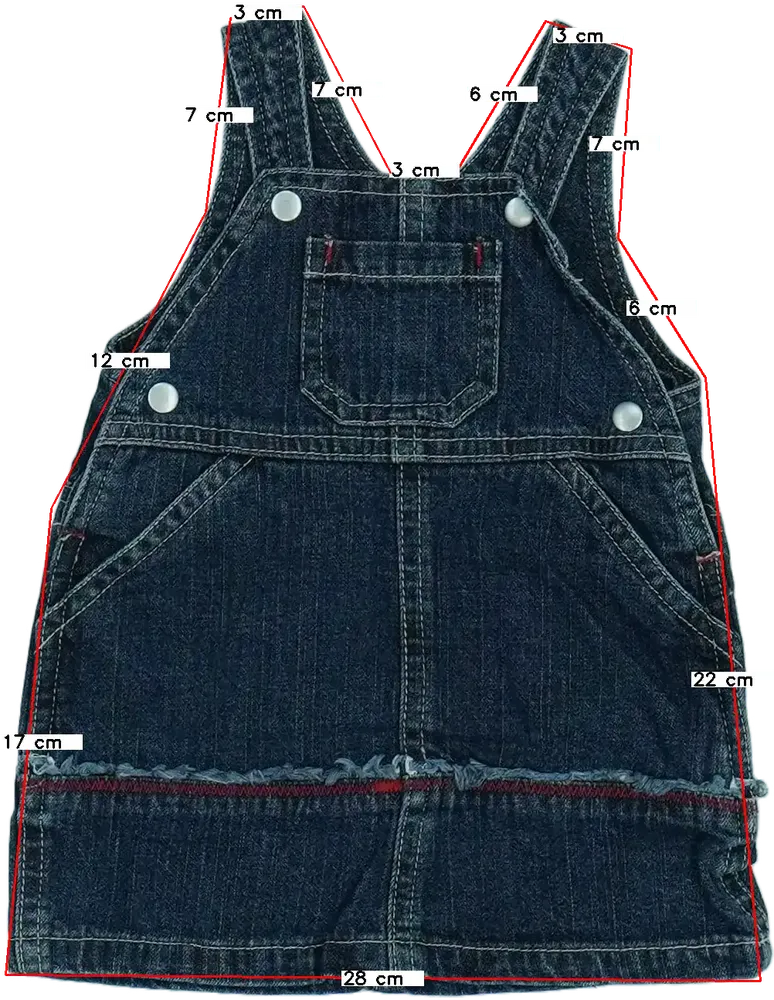 Kék Prenatal Kantáros szoknya EU 56 / UK Újszülött / US Újszülött