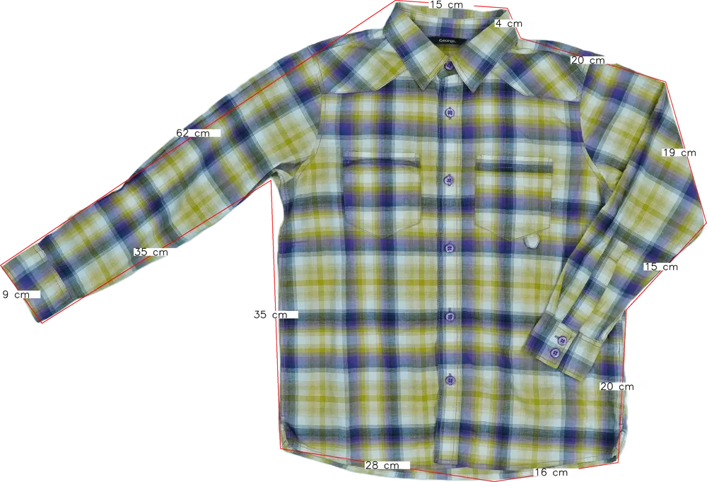 Többszínű George Ing EU 140 / UK 10 év / US 10 év/L