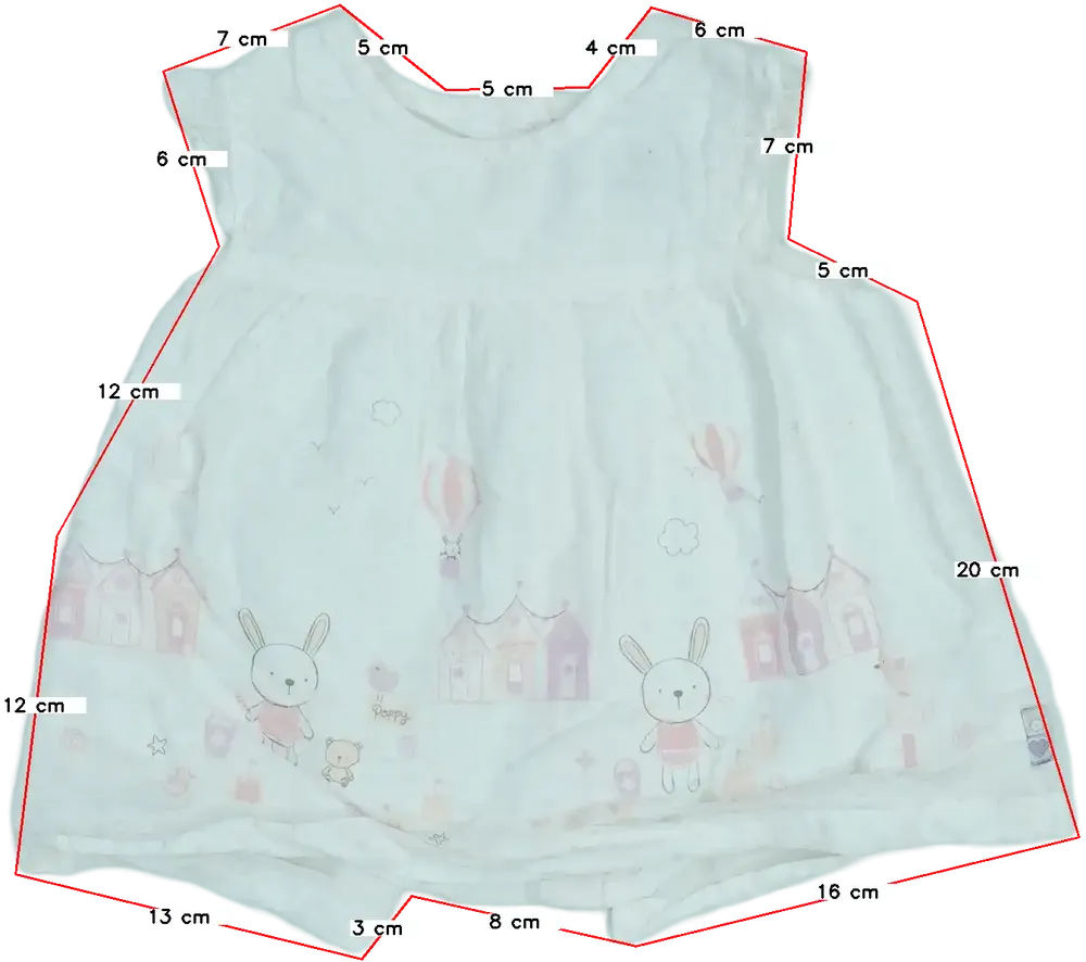 Fehér TU Ruha EU 74 / UK 6-9 hónap / US 6-9 hónap