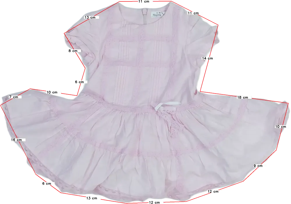 Rózsaszín Mayoral Ruha EU 74 / UK 6-9 hónap / US 6-9 hónap