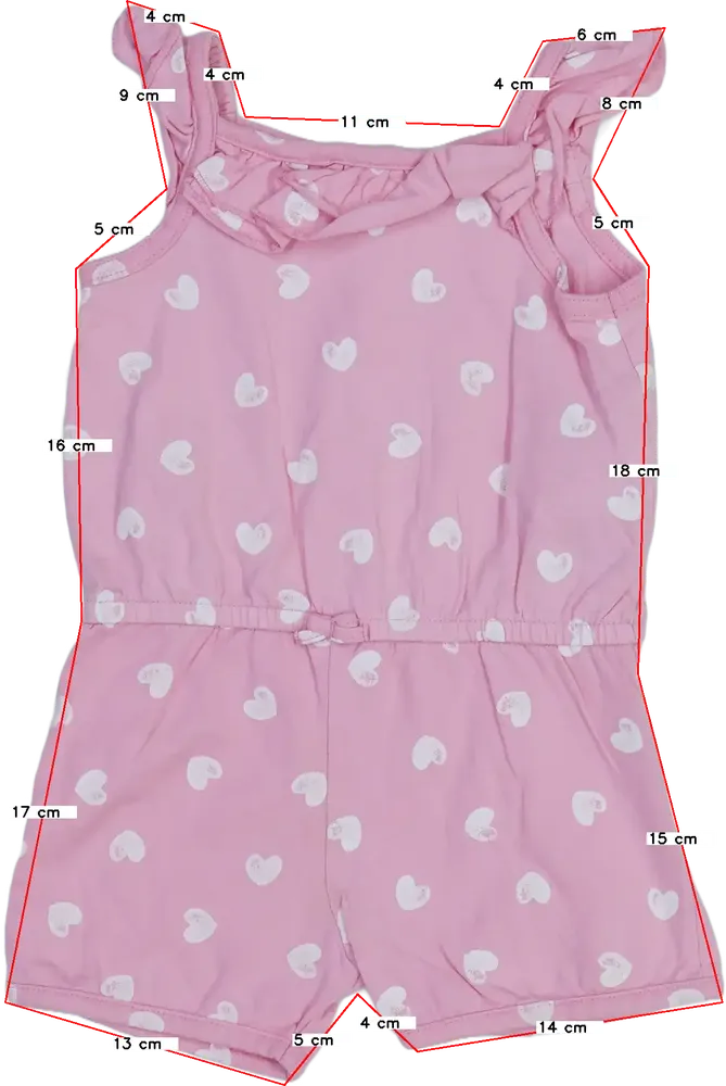 Rózsaszín Mothercare Playsuit / Jumpsuit EU 92 / UK 2 év / US 2T