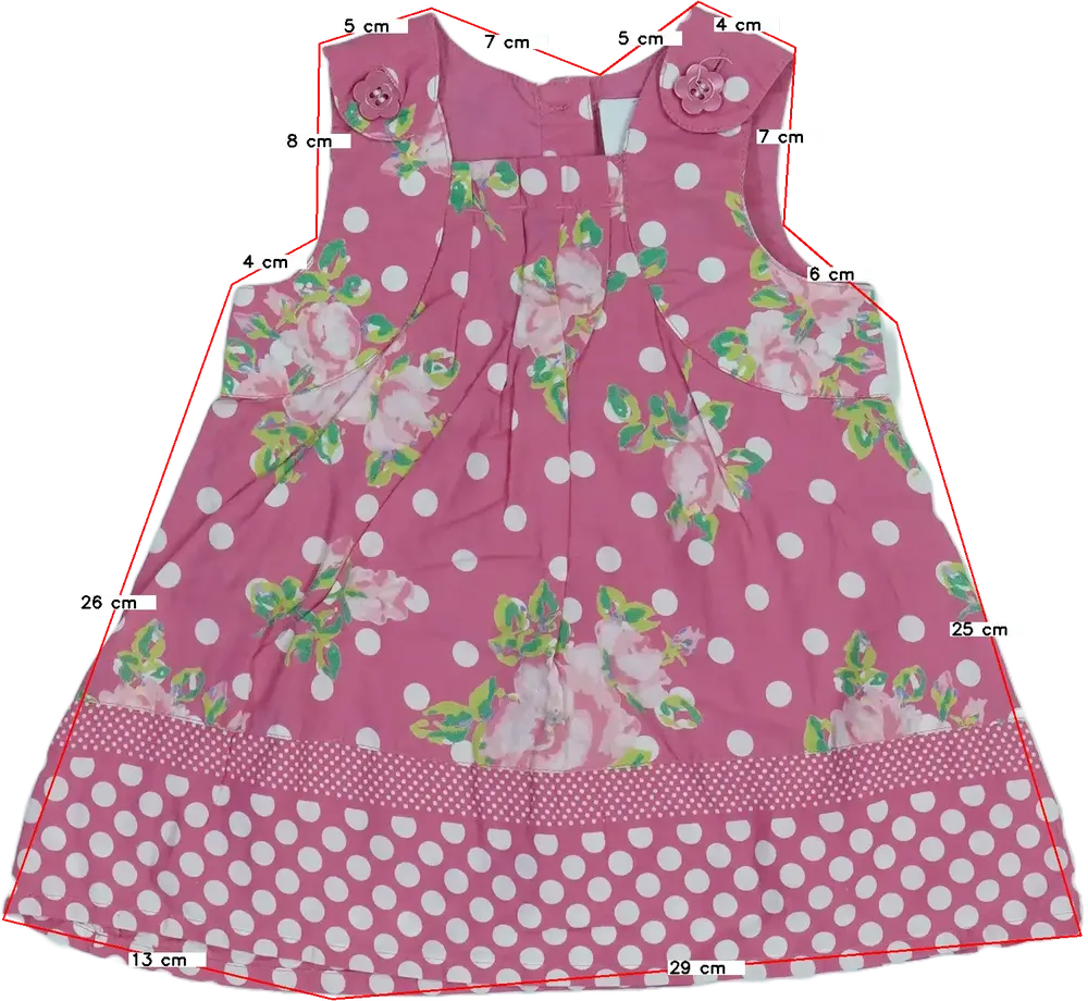 Rózsaszín Next Ruha EU 68 / UK 3-6 hónap / US 3-6 hónap